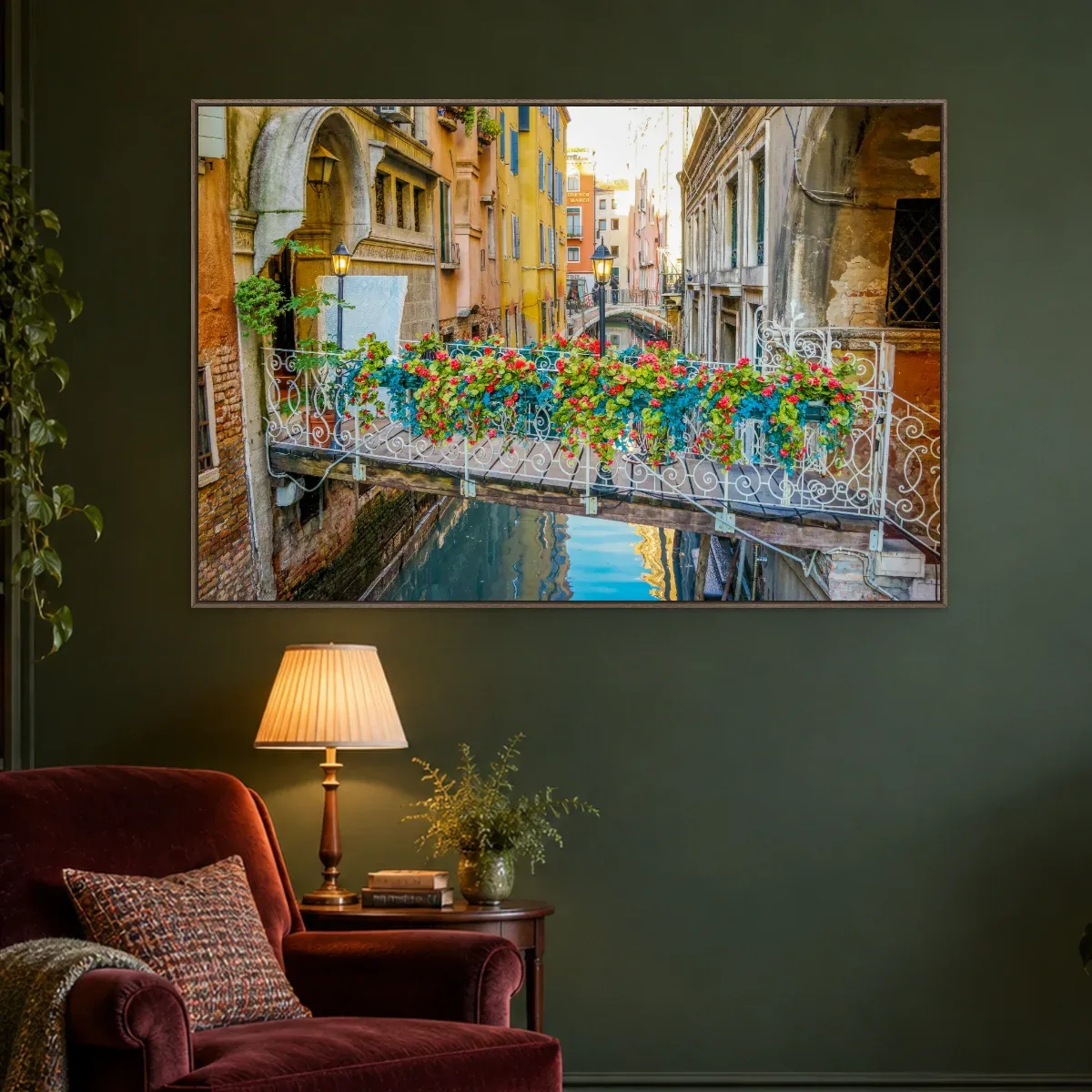 Quadro Decorativo Canvas Veneza Florida - CI0113