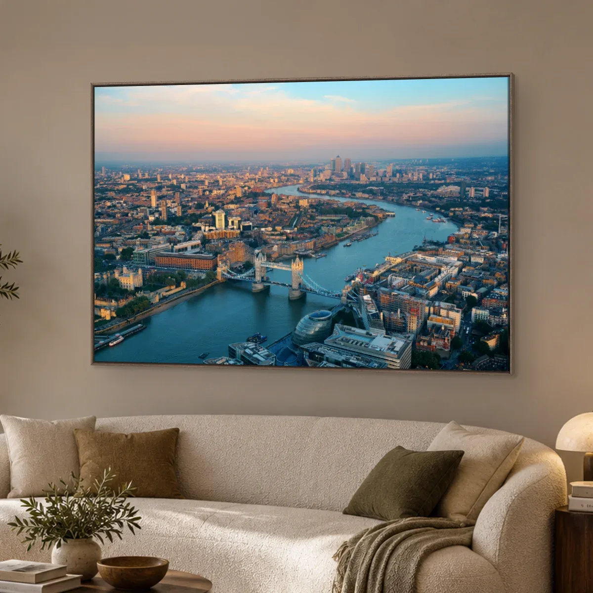Quadro Decorativo Canvas Londres Aérea - CI0114