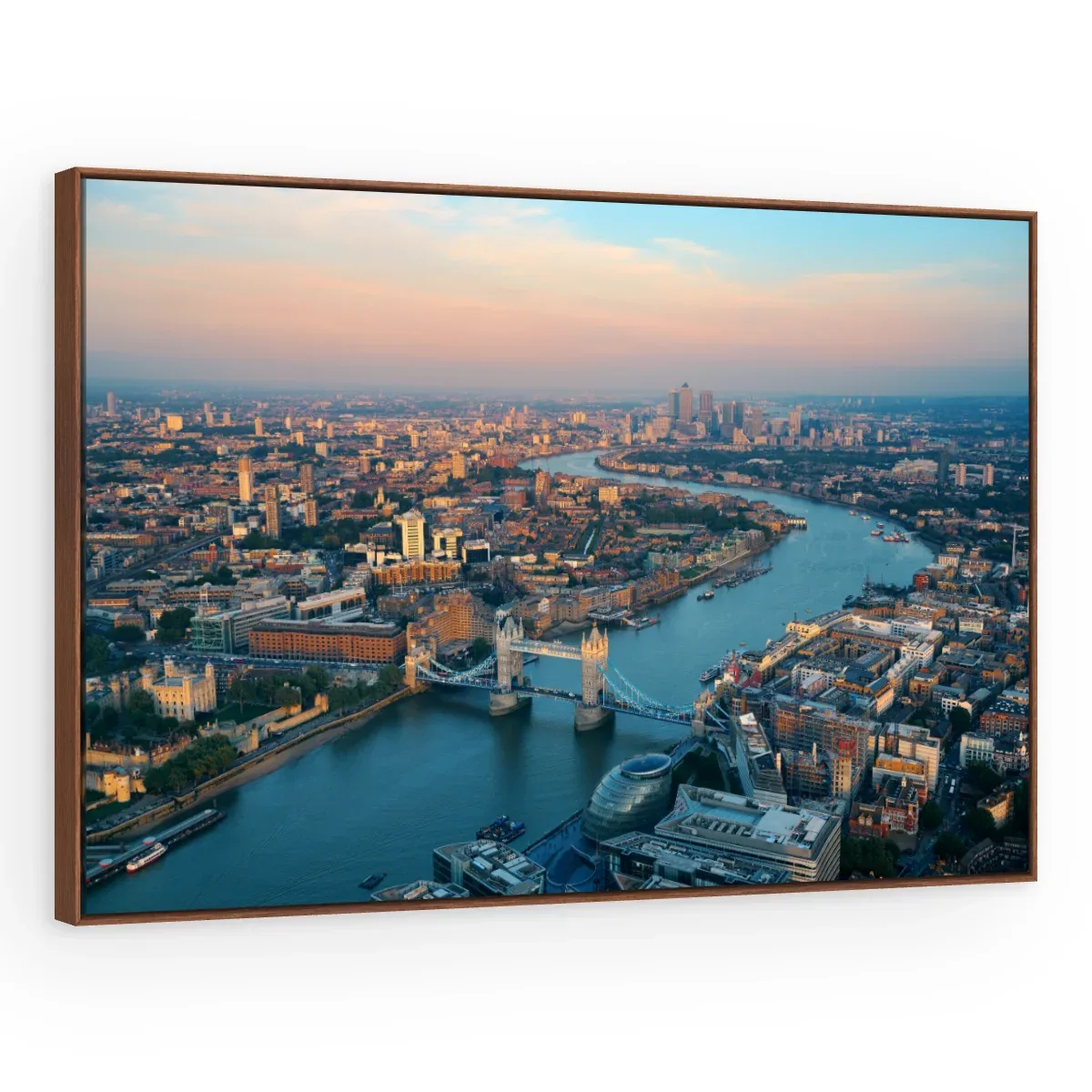 Quadro Decorativo Canvas Londres Aérea - CI0114