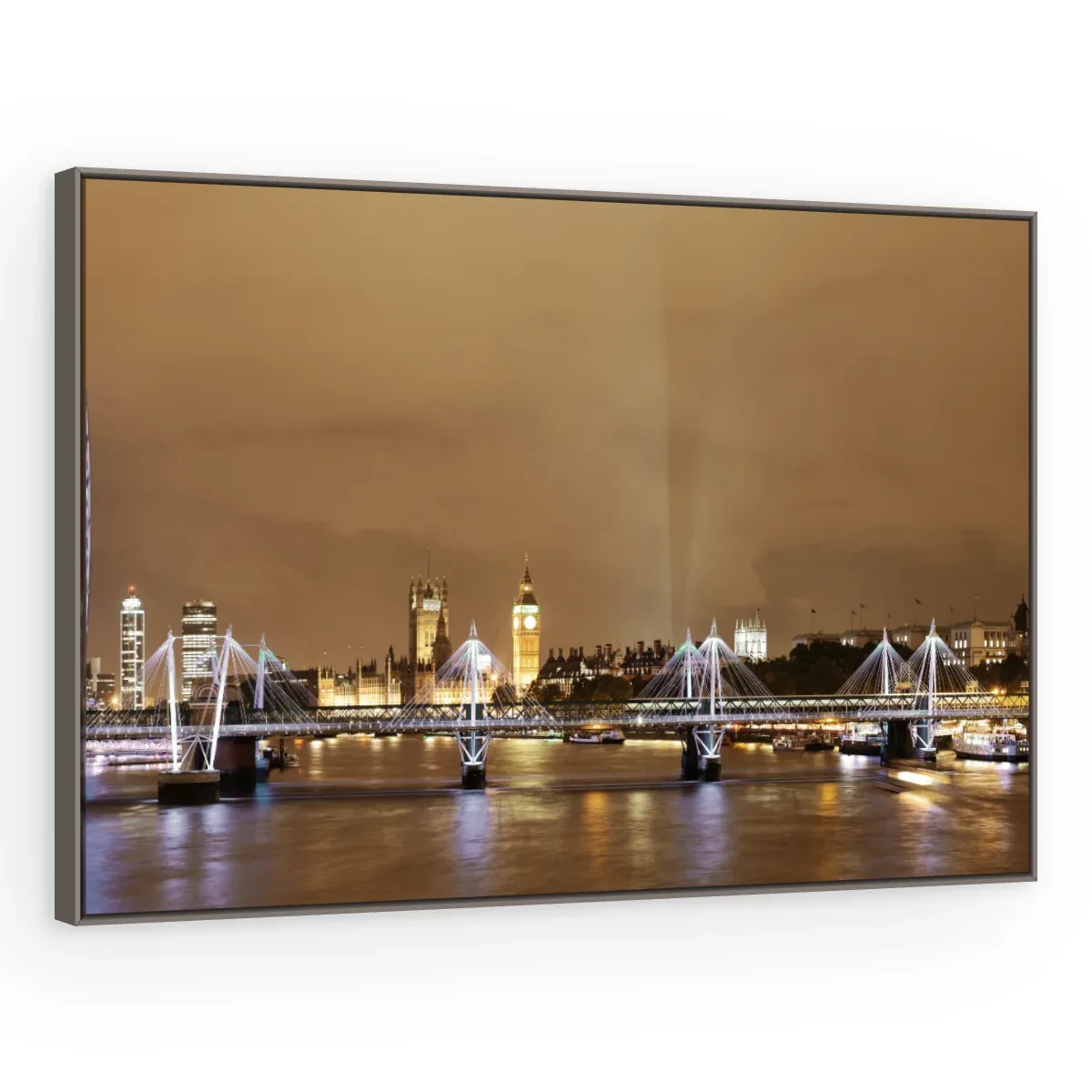 Quadro Decorativo Canvas Londres Panorâmica - CI0115