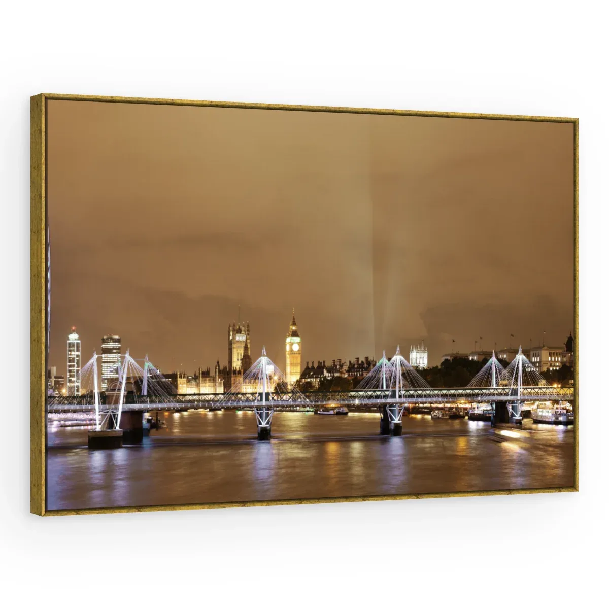 Quadro Decorativo Canvas Londres Panorâmica - CI0115