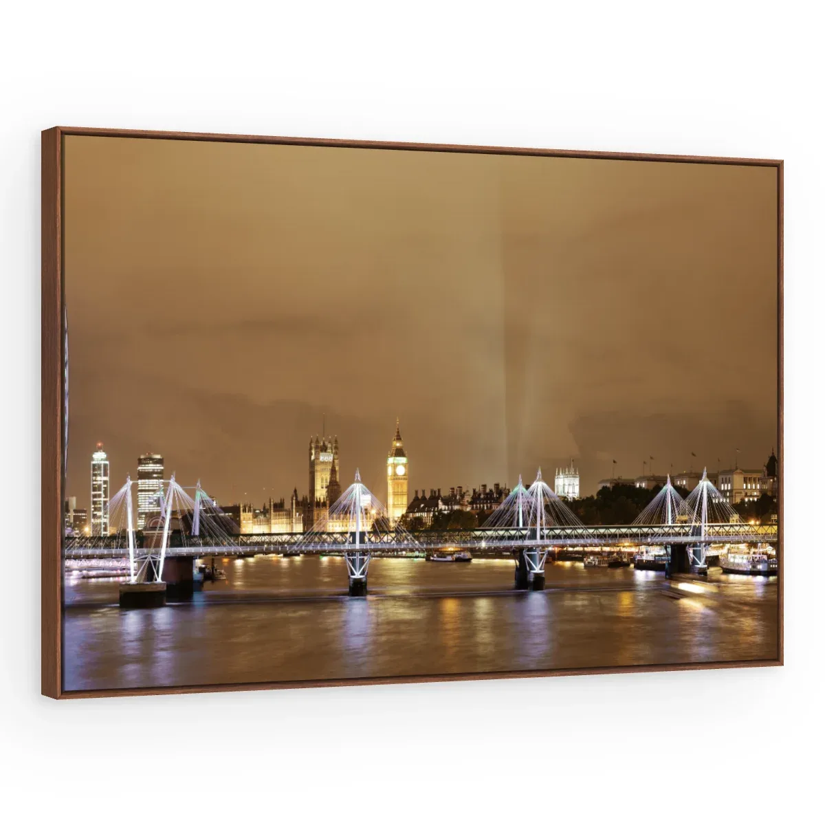 Quadro Decorativo Canvas Londres Panorâmica - CI0115