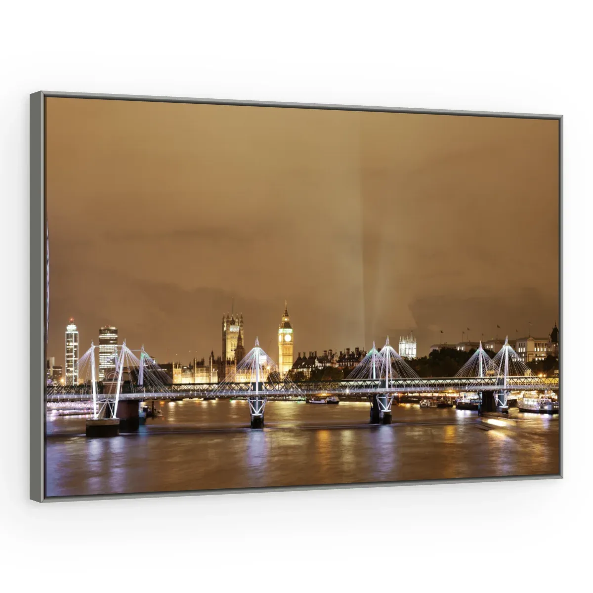 Quadro Decorativo Canvas Londres Panorâmica - CI0115