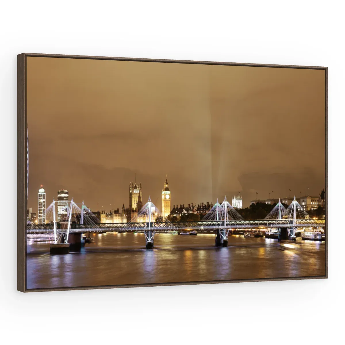 Quadro Decorativo Canvas Londres Panorâmica - CI0115