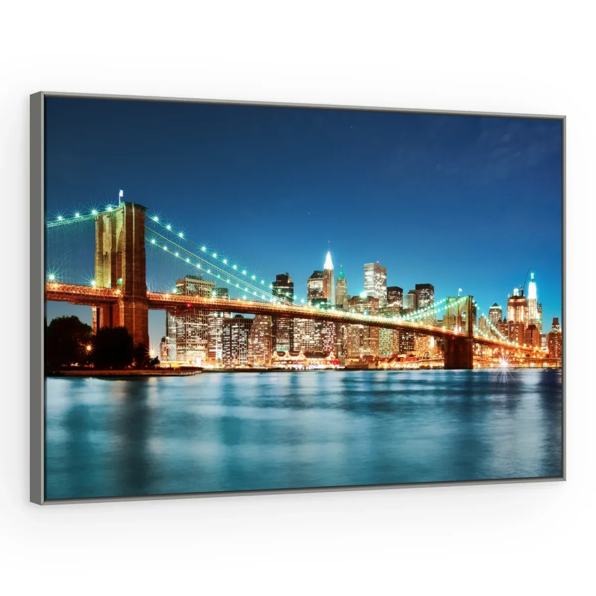 Quadro Decorativo Canvas Brooklyn Noturna - CI0116