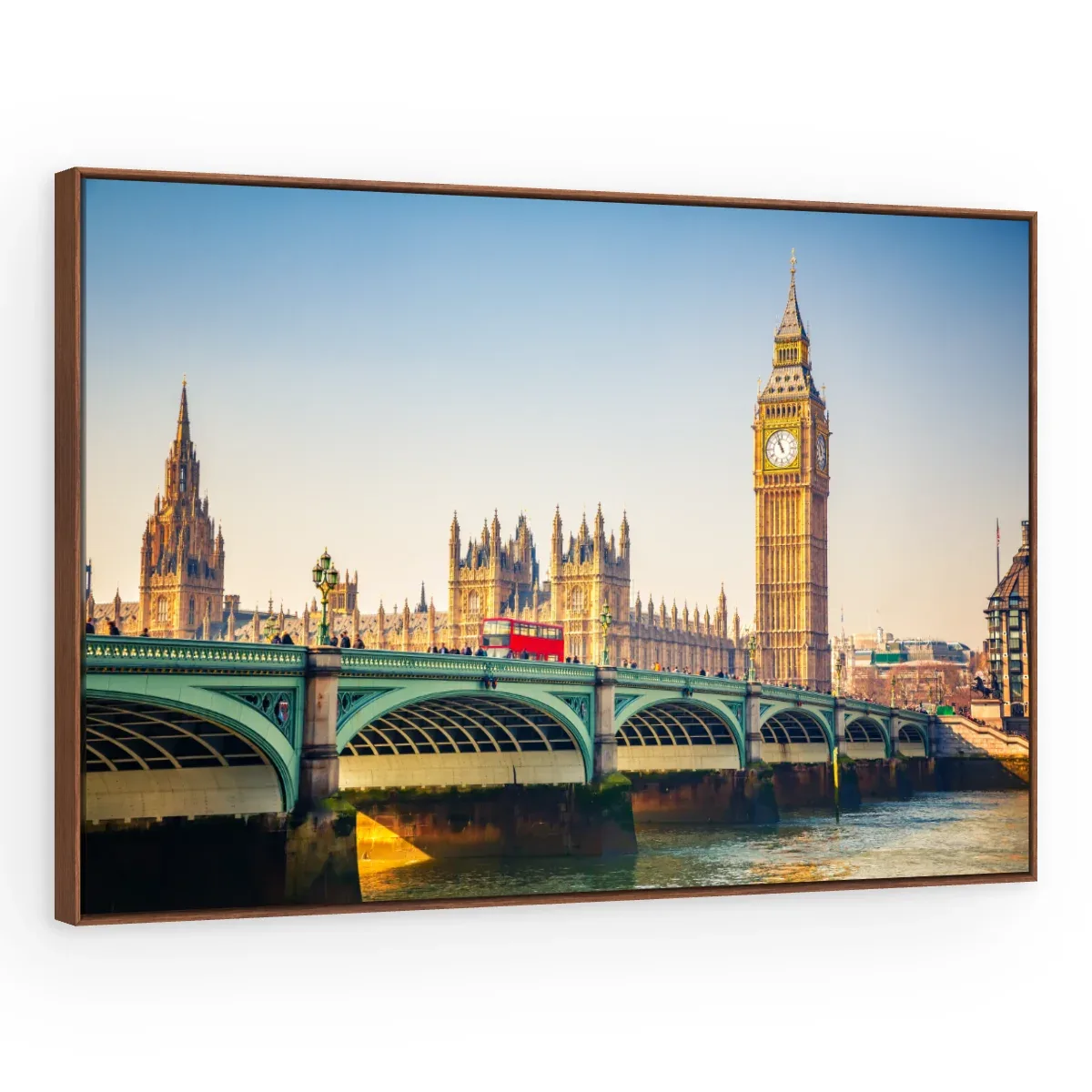 Quadro Decorativo Canvas Westminster Dourado - CI0117