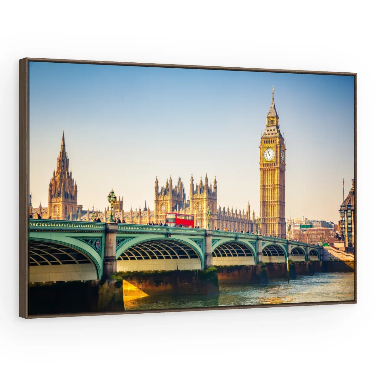 Quadro Decorativo Canvas Westminster Dourado - CI0117