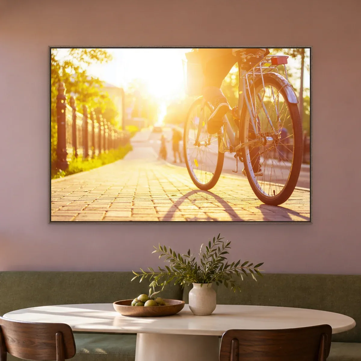 Quadro Decorativo Canvas Bicicleta Ensolarada - CI0125