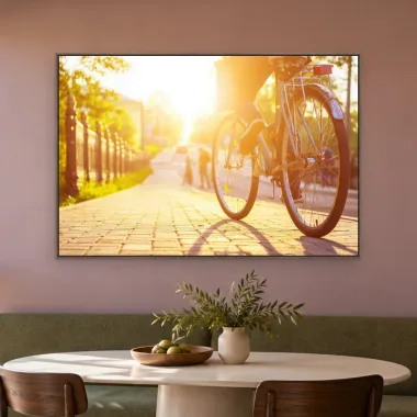 Quadro Decorativo Canvas Bicicleta Ensolarada - CI0125