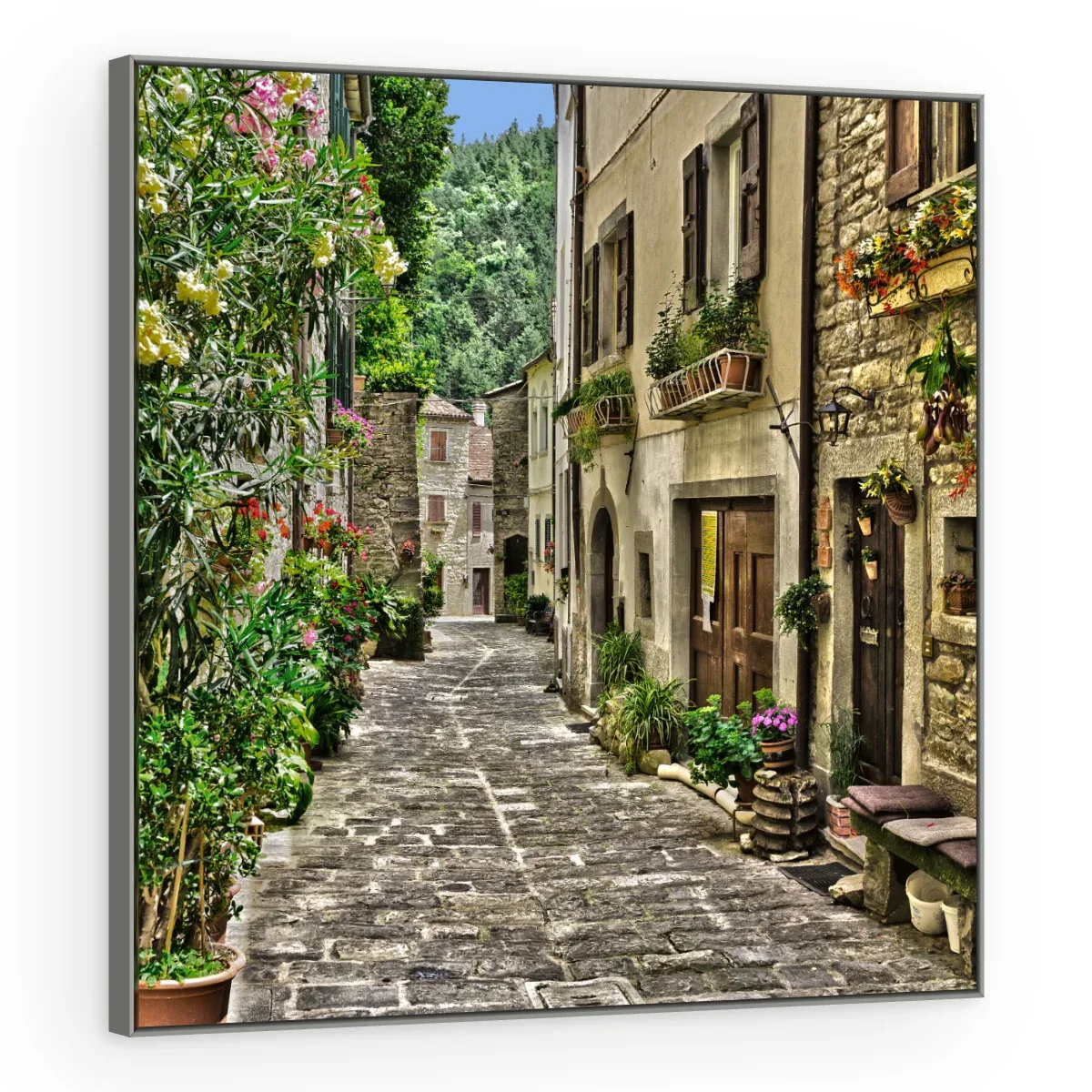 Quadro Decorativo Canvas Viela Florida - CI0130