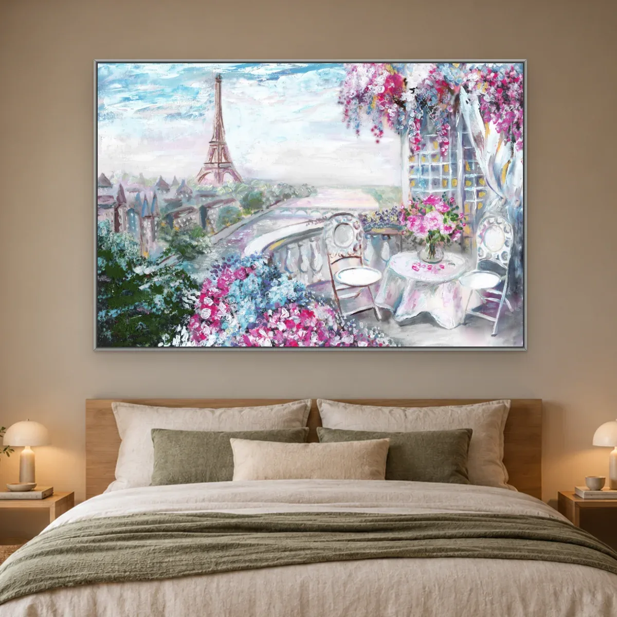 Quadro Decorativo Canvas Varanda Parisiense - CI0133