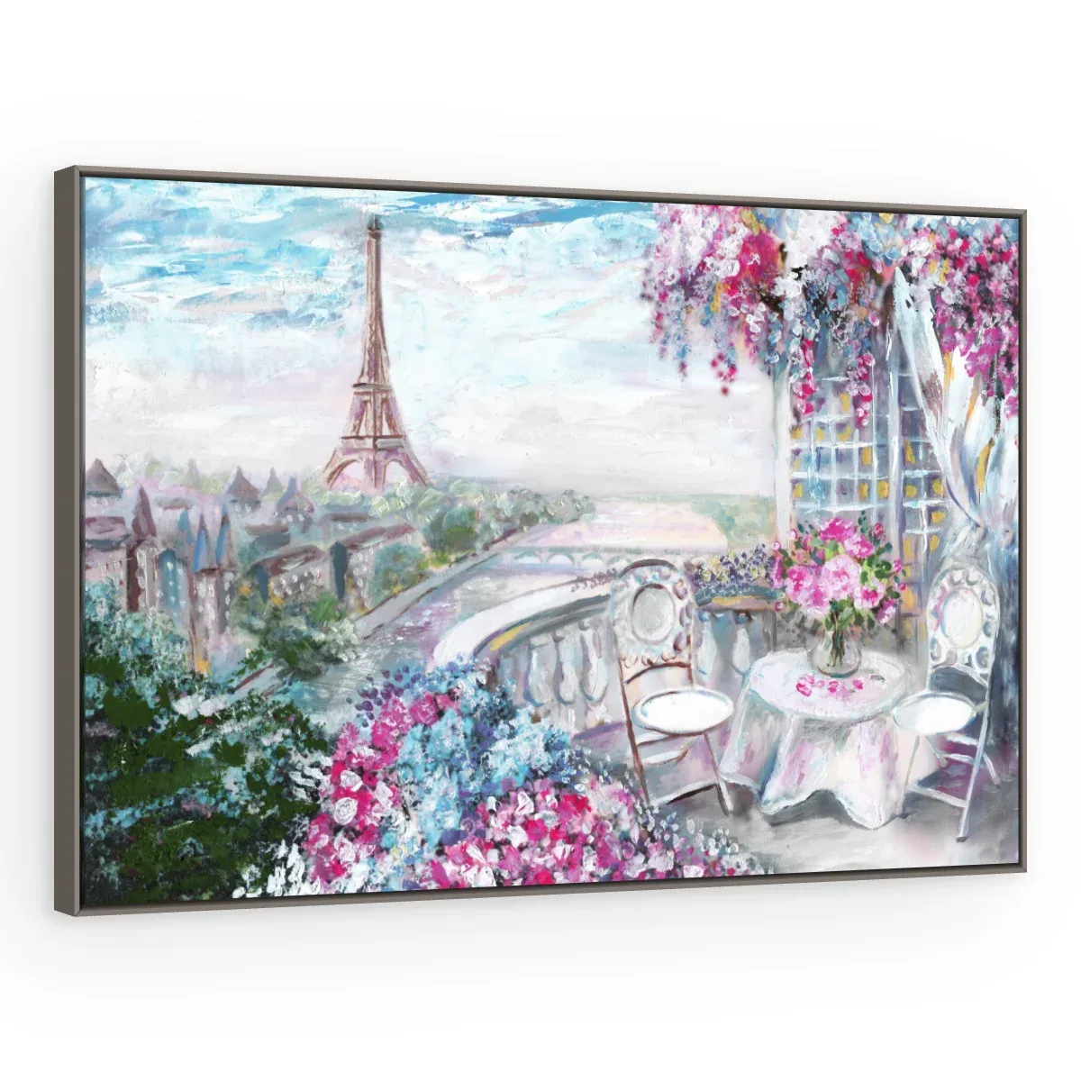 Quadro Decorativo Canvas Varanda Parisiense - CI0133