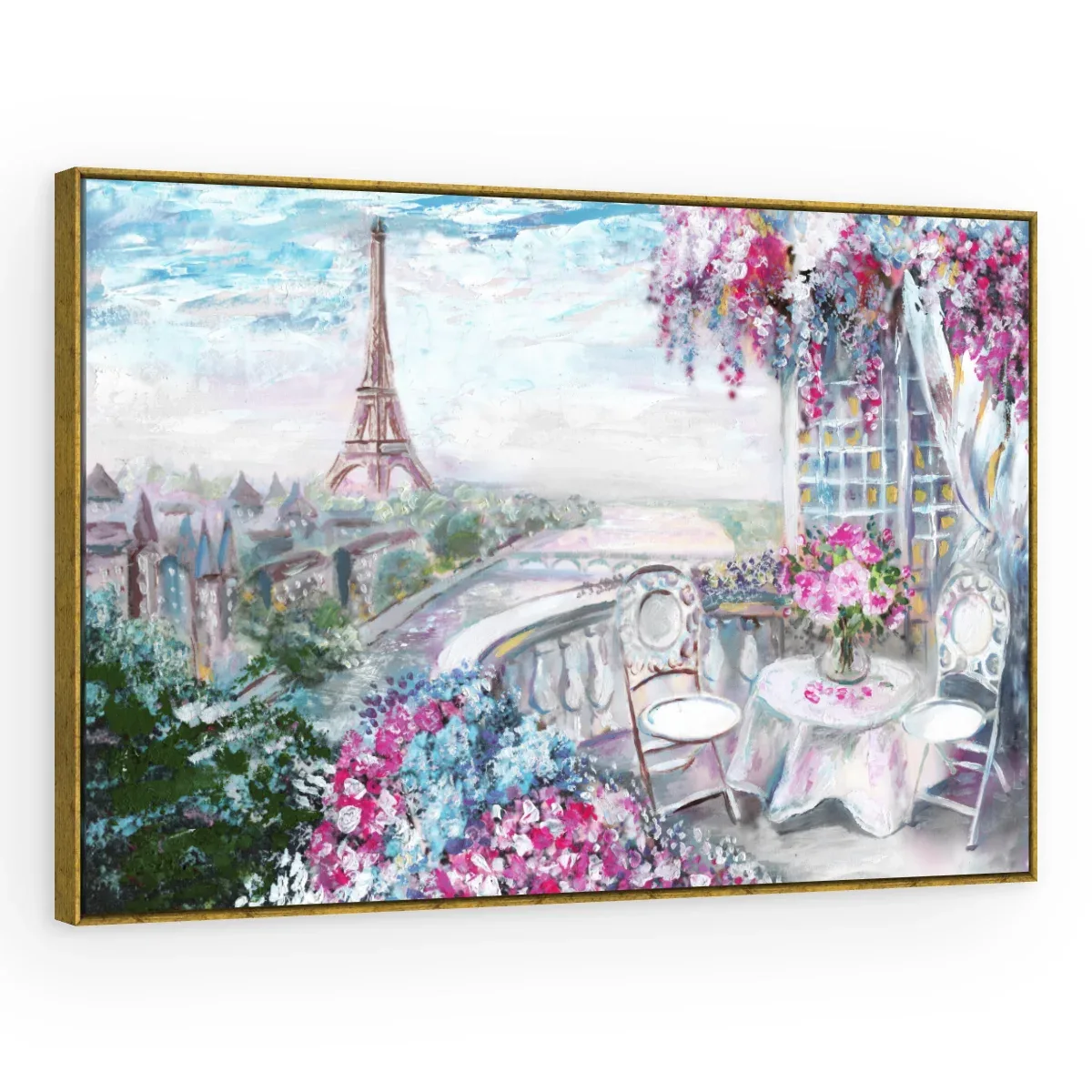 Quadro Decorativo Canvas Varanda Parisiense - CI0133