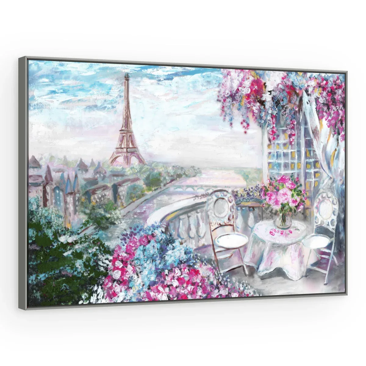 Quadro Decorativo Canvas Varanda Parisiense - CI0133