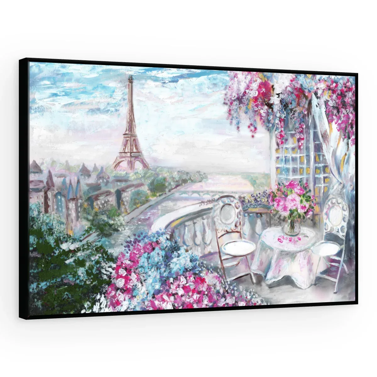 Quadro Decorativo Canvas Varanda Parisiense - CI0133