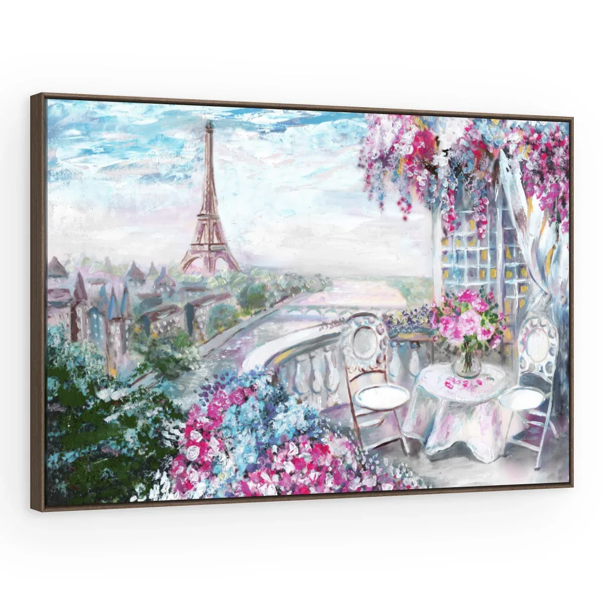 Quadro Decorativo Canvas Varanda Parisiense - CI0133