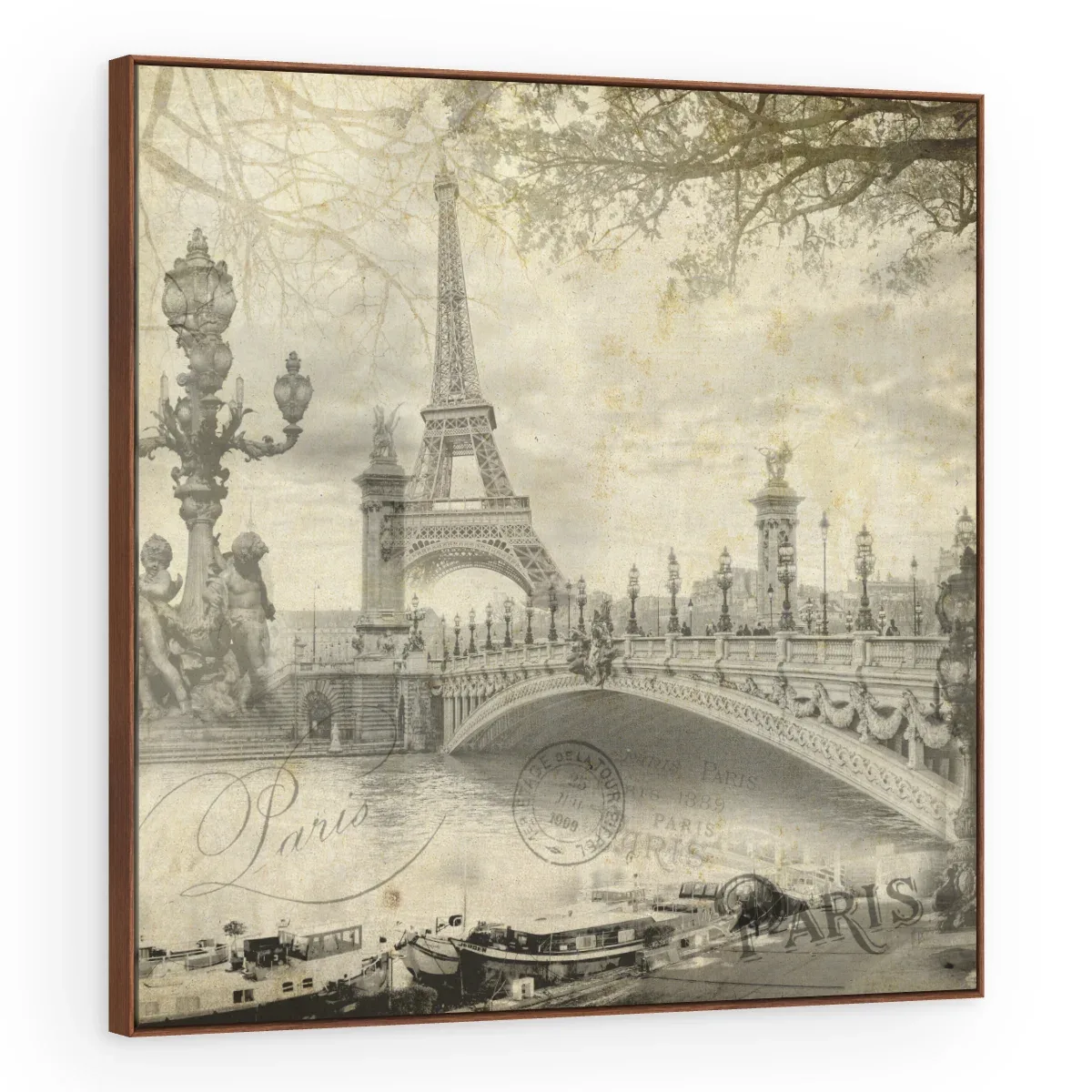 Quadro Decorativo Canvas Paris Vintage - CI0135