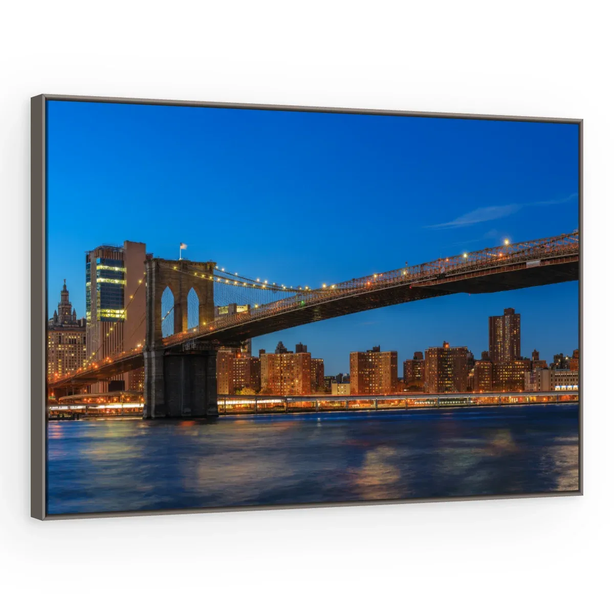 Quadro Decorativo Canvas Brooklyn Panorâmica - CI0141