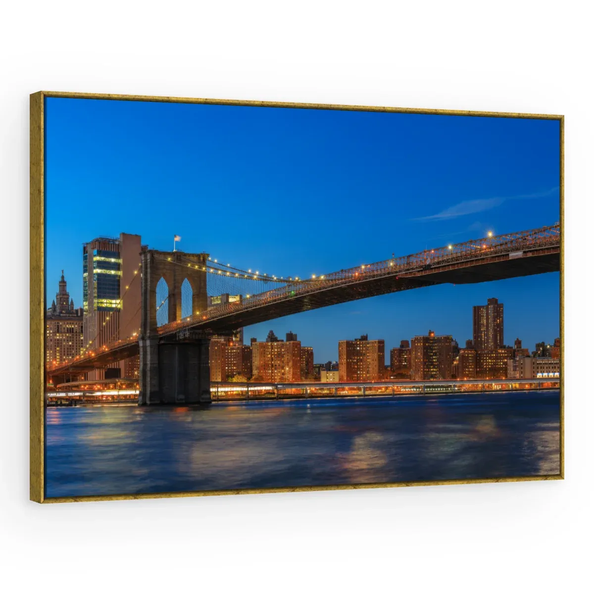 Quadro Decorativo Canvas Brooklyn Panorâmica - CI0141