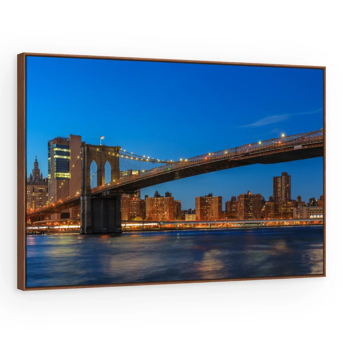 Quadro Decorativo Canvas Brooklyn Panorâmica - CI0141