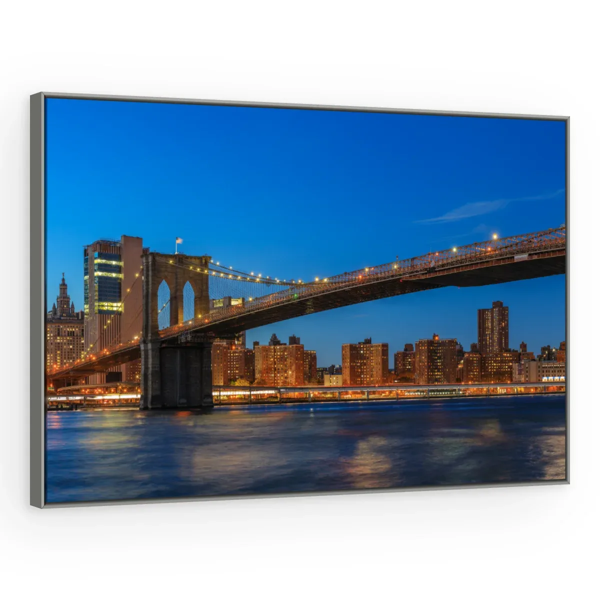 Quadro Decorativo Canvas Brooklyn Panorâmica - CI0141