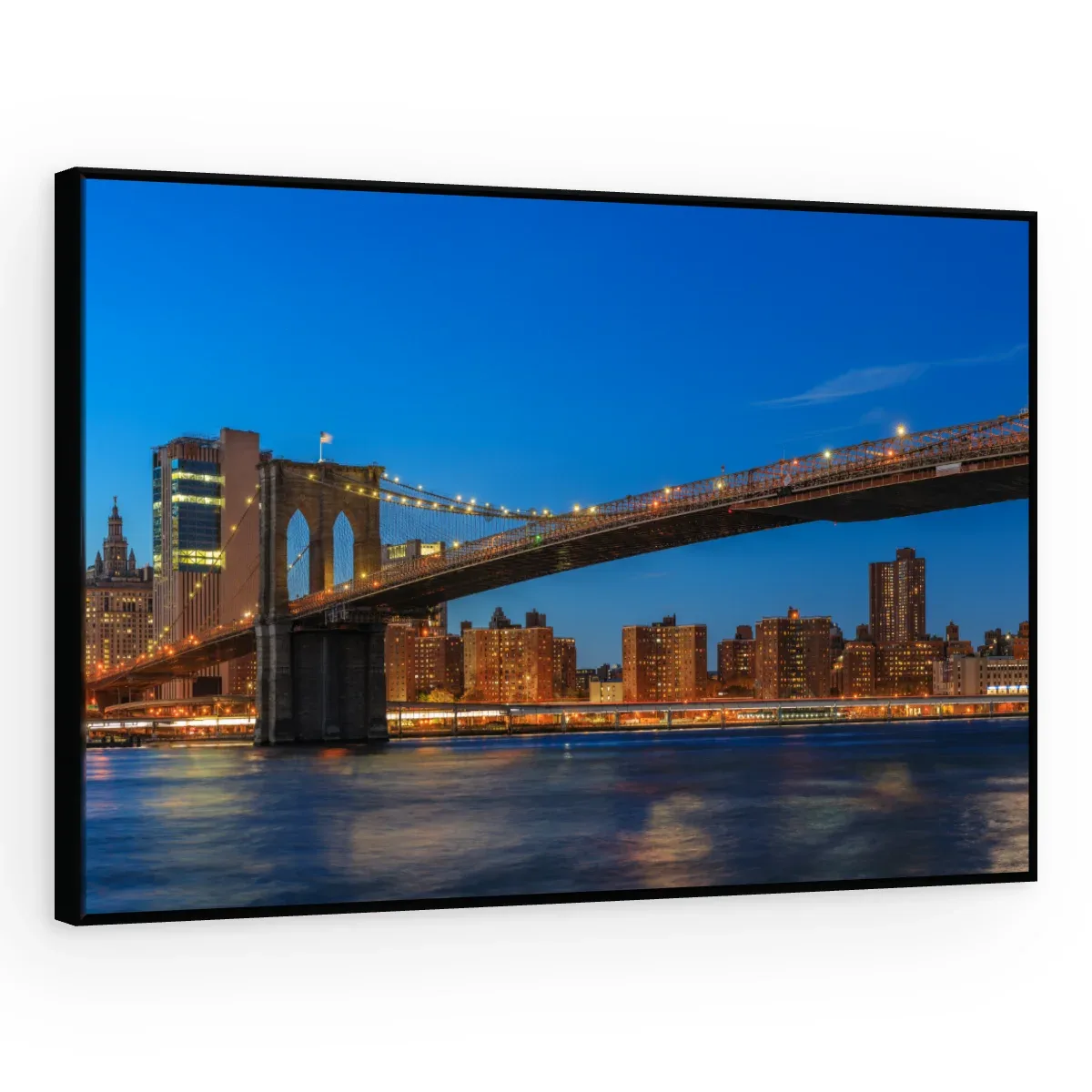 Quadro Decorativo Canvas Brooklyn Panorâmica - CI0141
