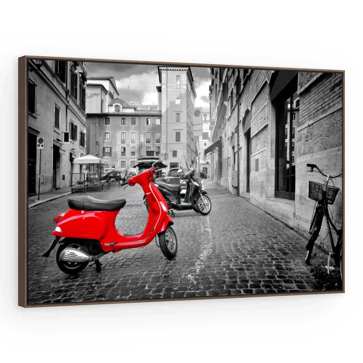 Quadro Decorativo Canvas Vespa Vermelha - CI0142