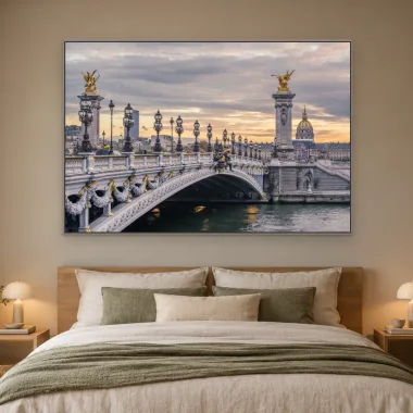 Quadro Decorativo Canvas Ponte Alexandre - CI0143