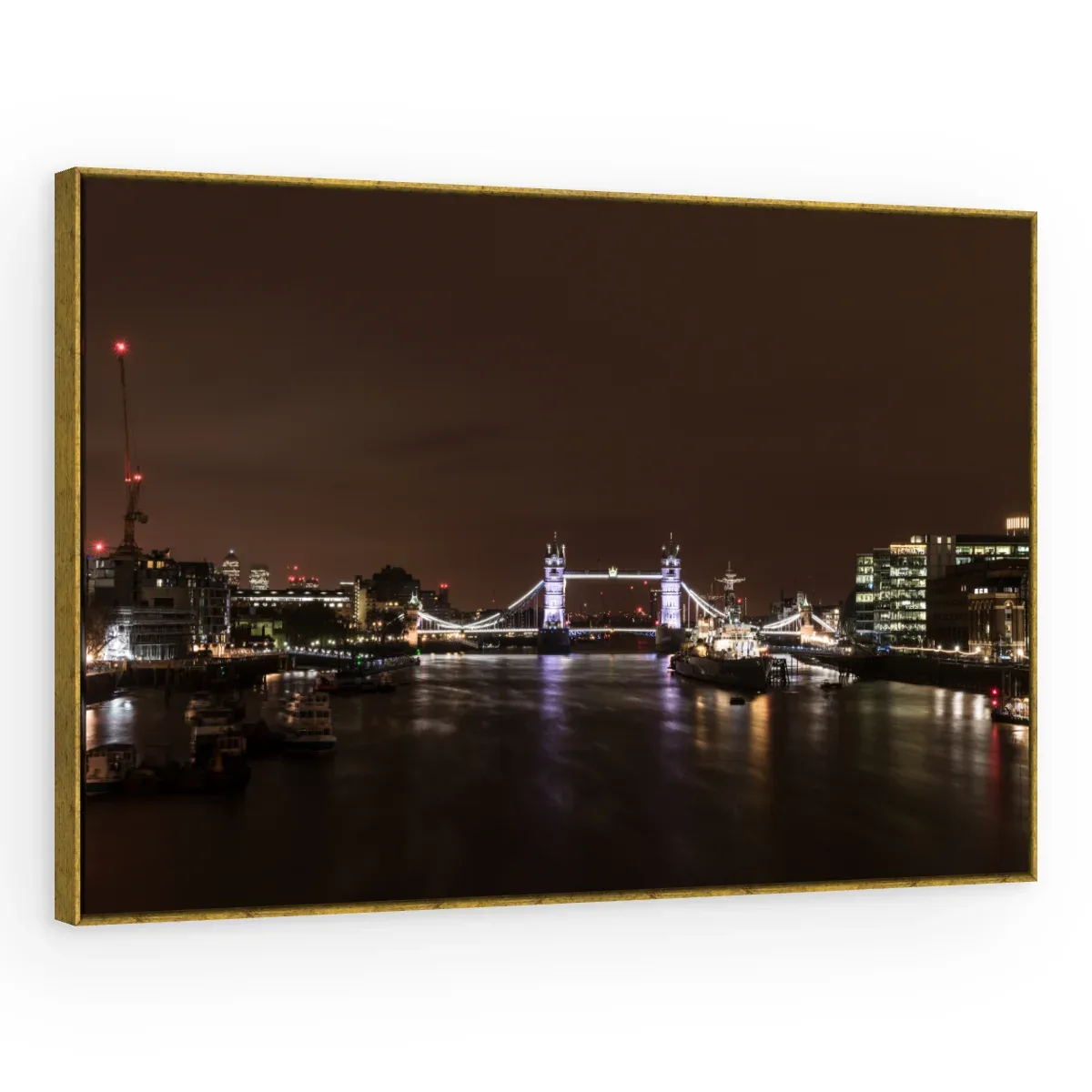 Quadro Decorativo Canvas Tâmisa Noturno - CI0147