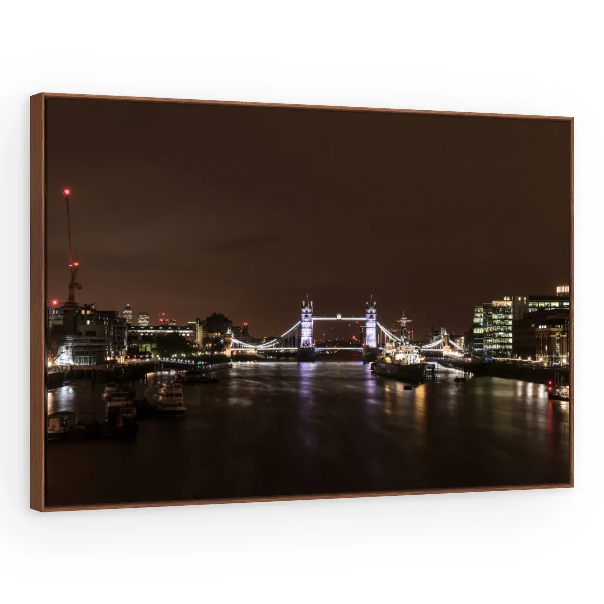 Quadro Decorativo Canvas Tâmisa Noturno - CI0147
