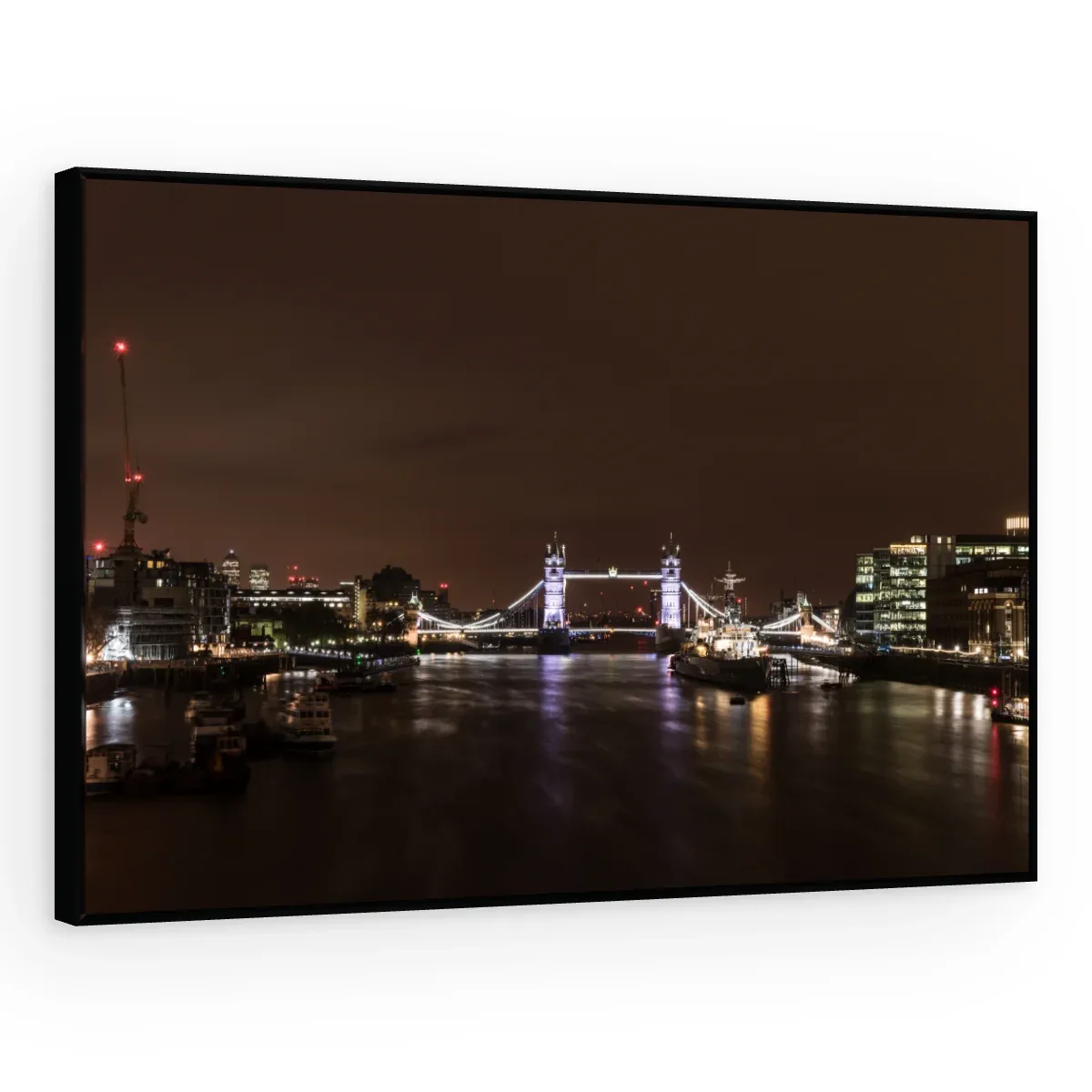 Quadro Decorativo Canvas Tâmisa Noturno - CI0147