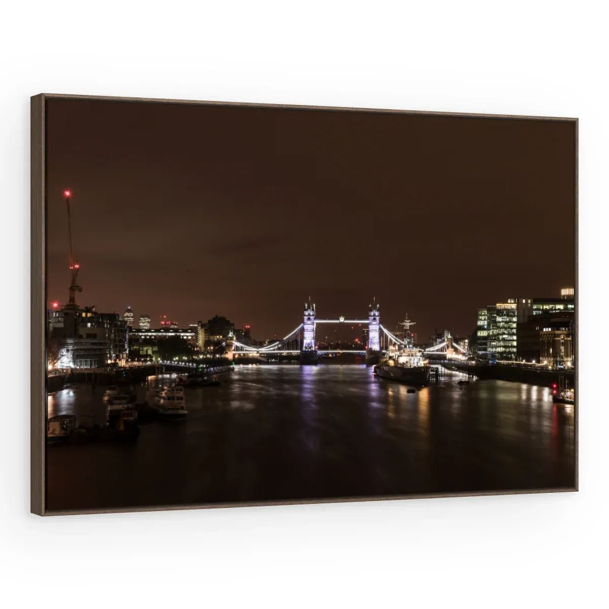 Quadro Decorativo Canvas Tâmisa Noturno - CI0147