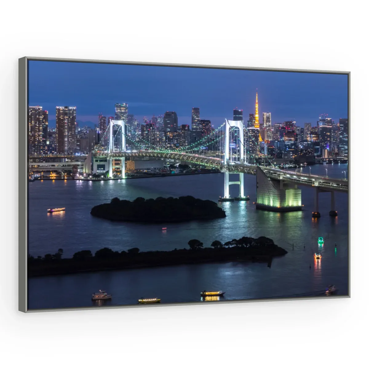 Quadro Decorativo Canvas Tóquio Noturna - CI0148