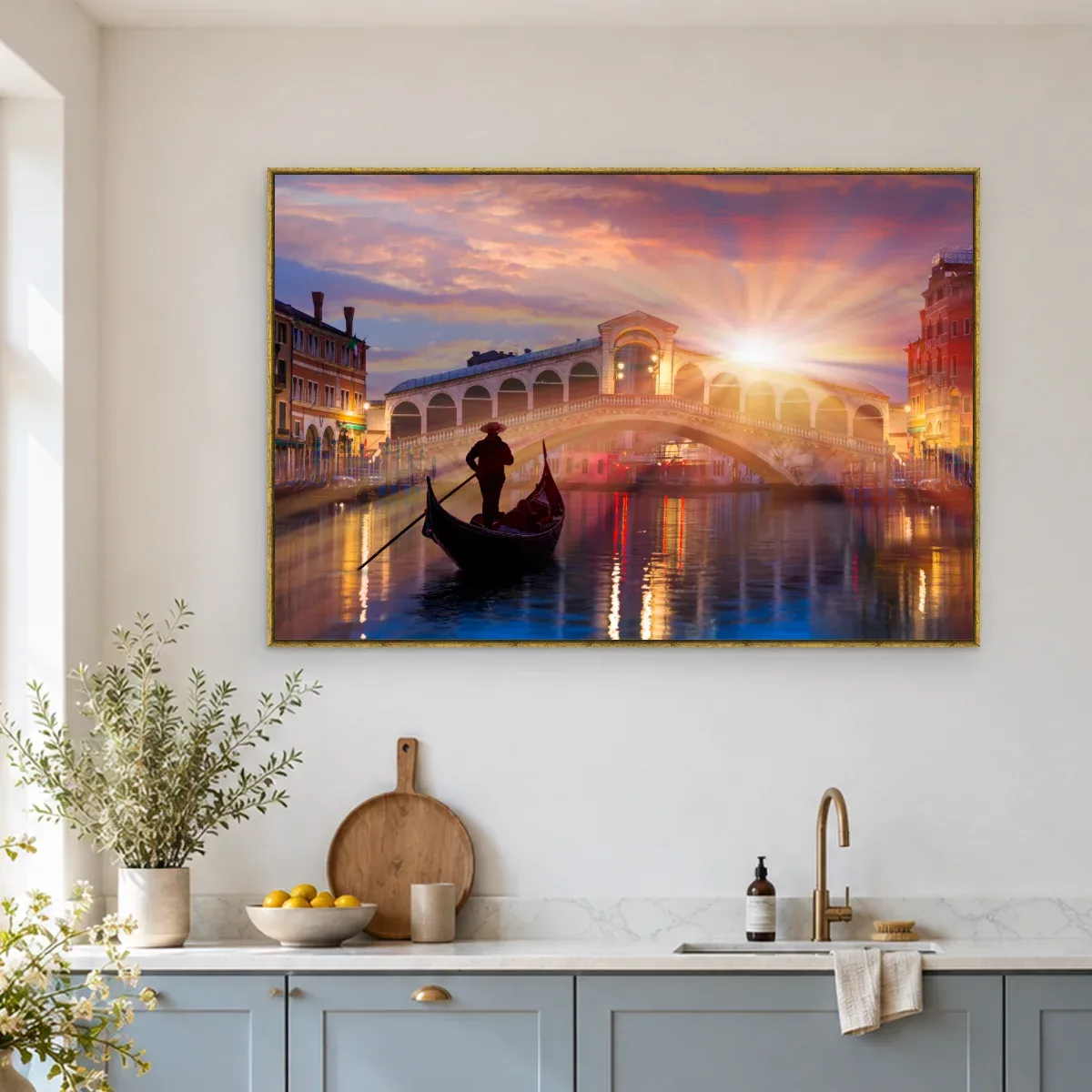 Quadro Decorativo Canvas Rialto Radiante - CI0149
