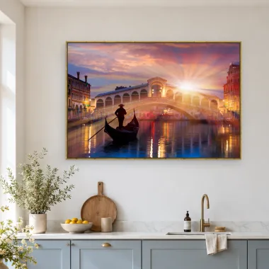 Quadro Decorativo Canvas Rialto Radiante - CI0149