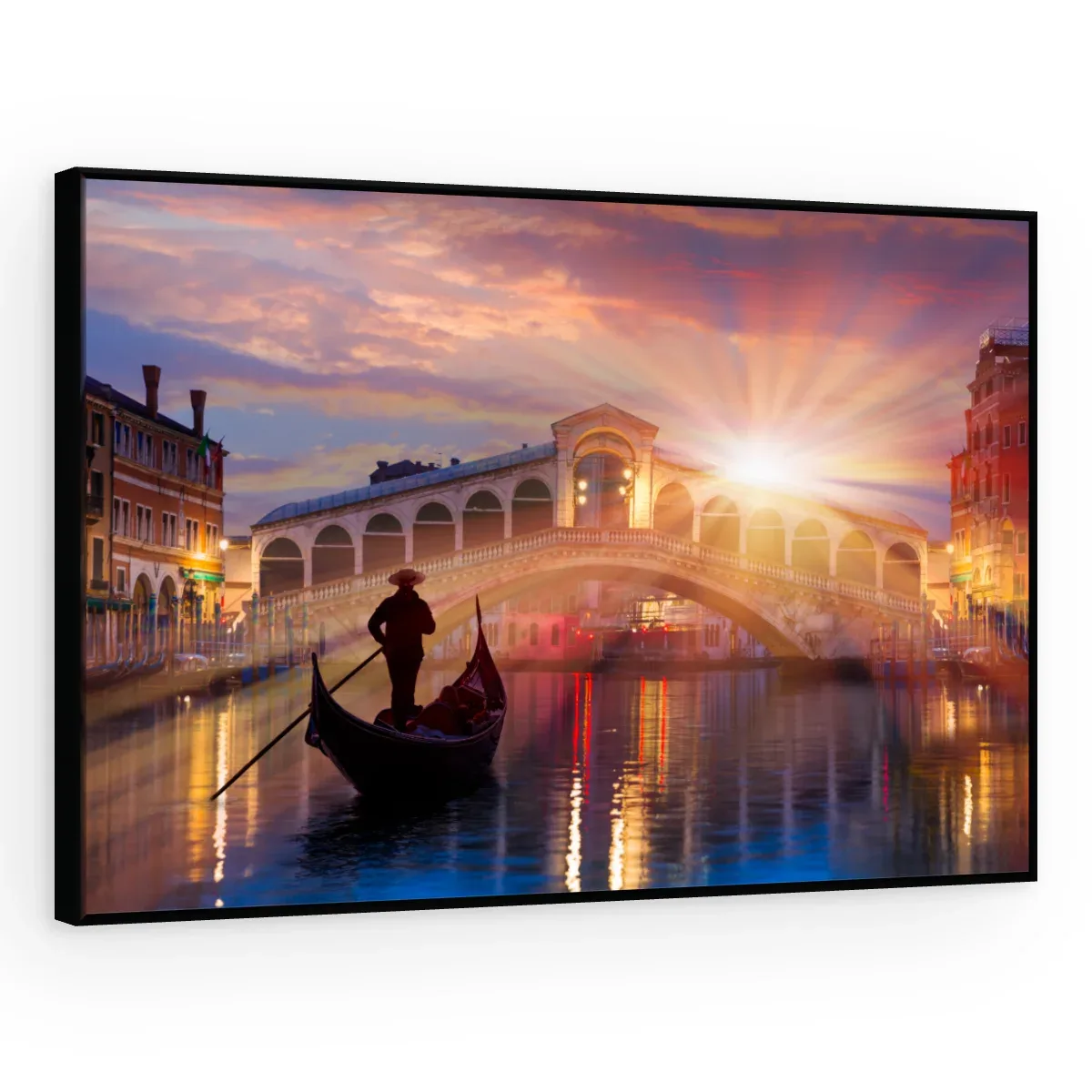 Quadro Decorativo Canvas Rialto Radiante - CI0149