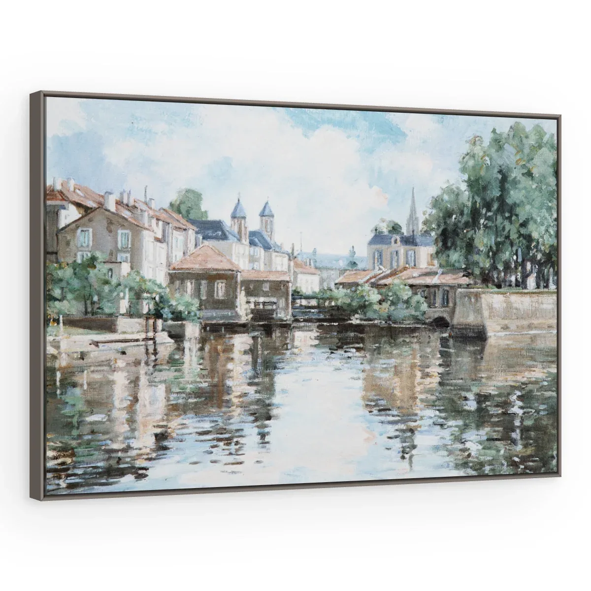 Quadro Decorativo Canvas Vilarejo Aquarela - CI0150