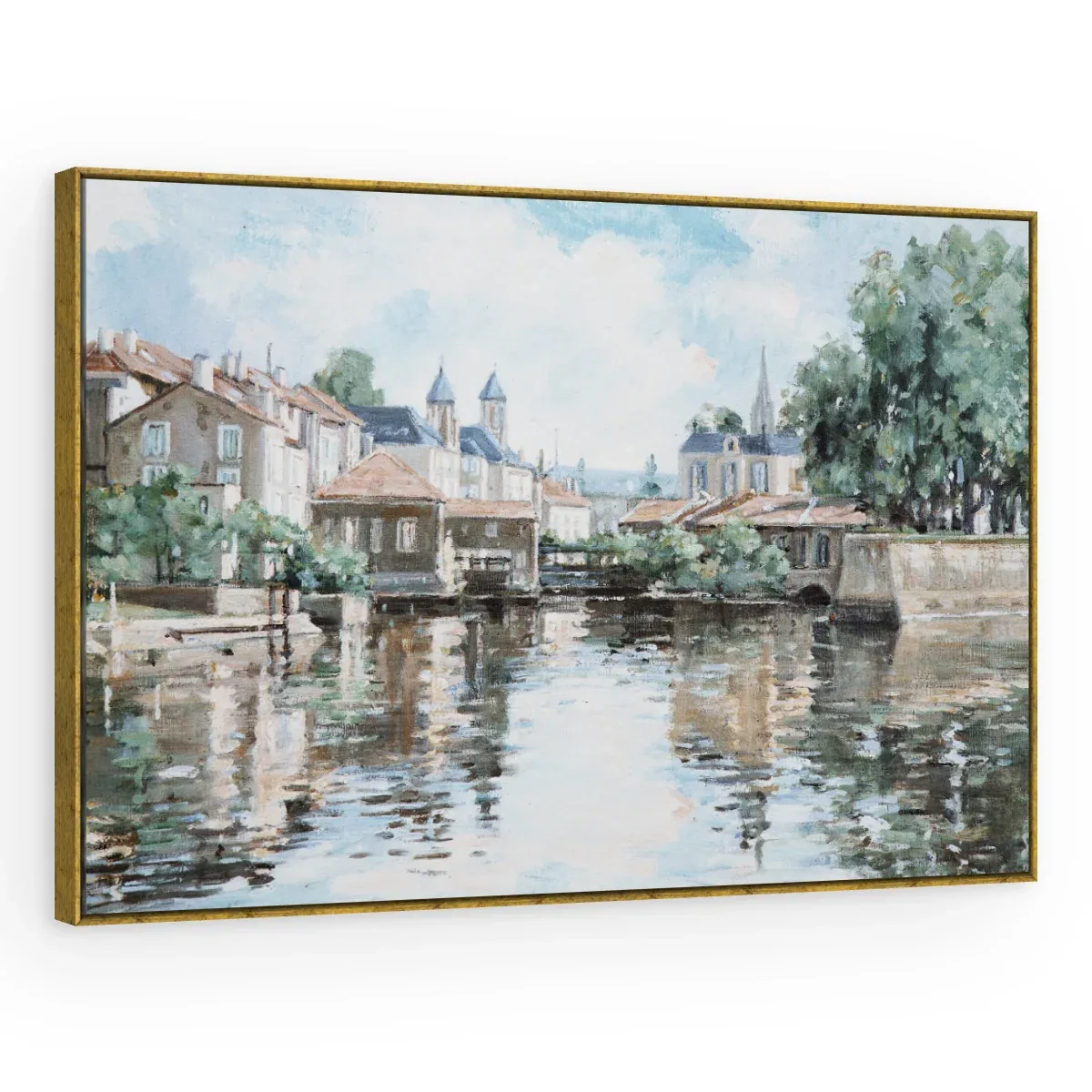 Quadro Decorativo Canvas Vilarejo Aquarela - CI0150