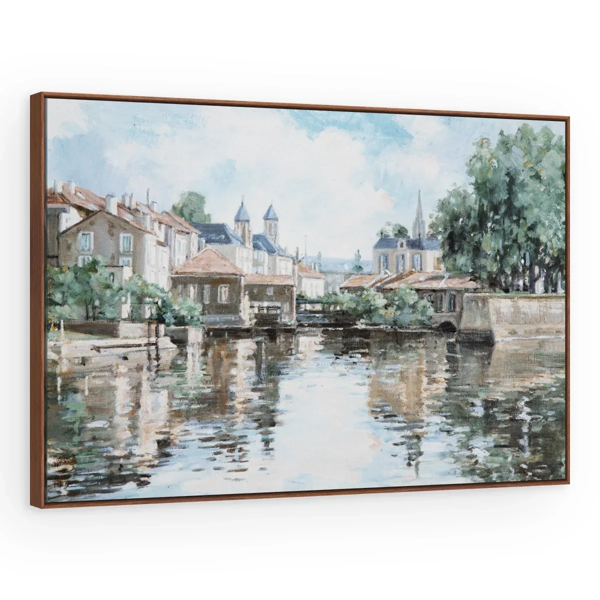 Quadro Decorativo Canvas Vilarejo Aquarela - CI0150