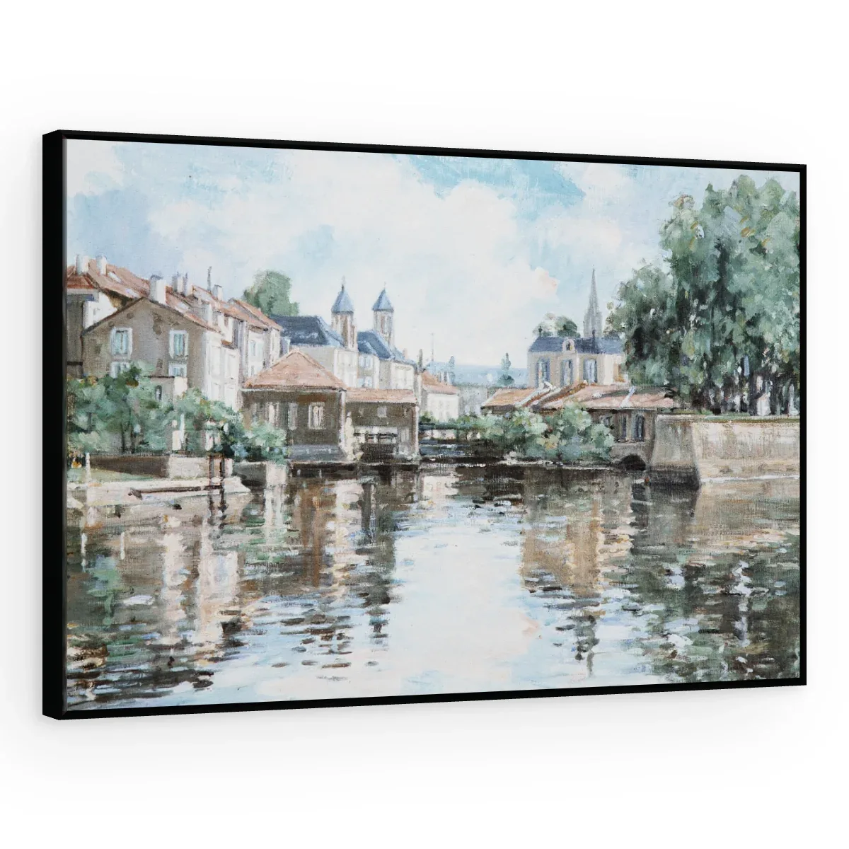 Quadro Decorativo Canvas Vilarejo Aquarela - CI0150