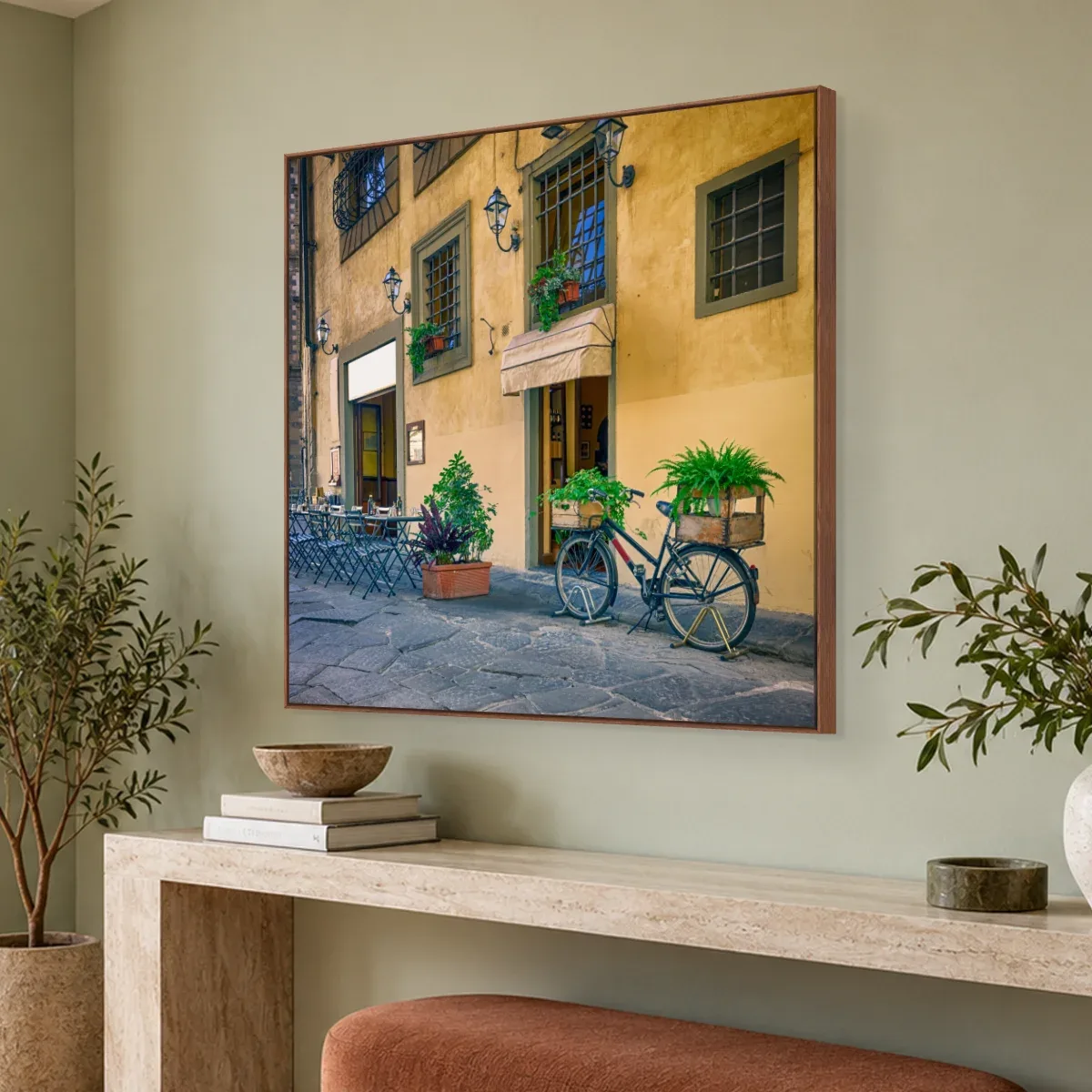 Quadro Decorativo Canvas Fachada Toscana - CI0152