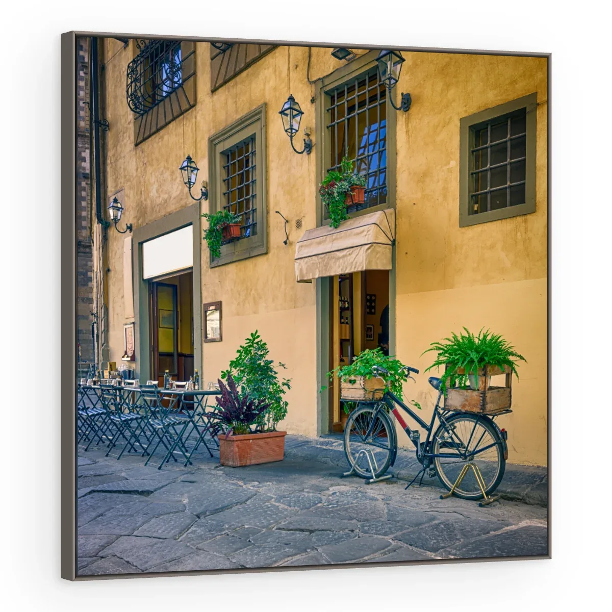 Quadro Decorativo Canvas Fachada Toscana - CI0152