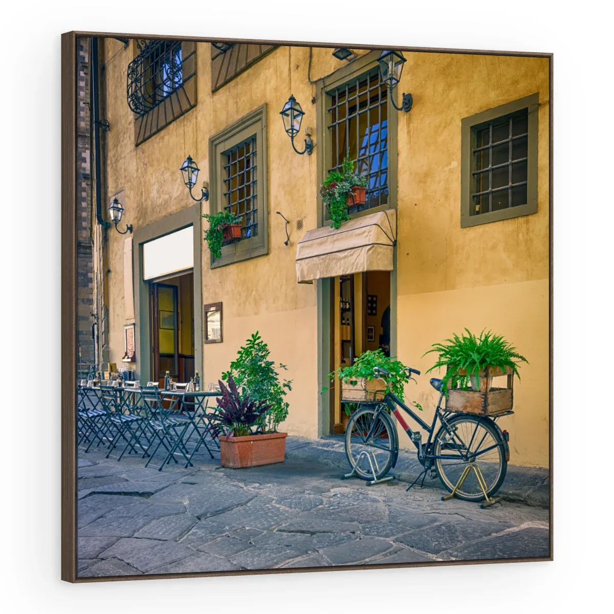 Quadro Decorativo Canvas Fachada Toscana - CI0152