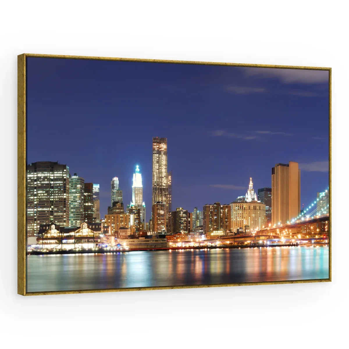 Quadro Decorativo Canvas Manhattan Panorâmica - CI0155