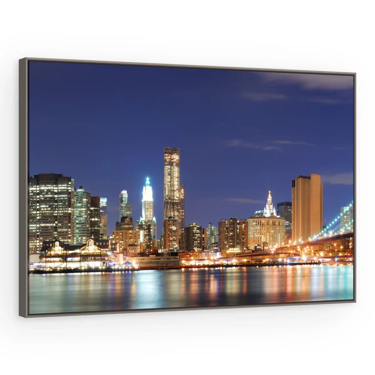 Quadro Decorativo Canvas Manhattan Panorâmica - CI0155