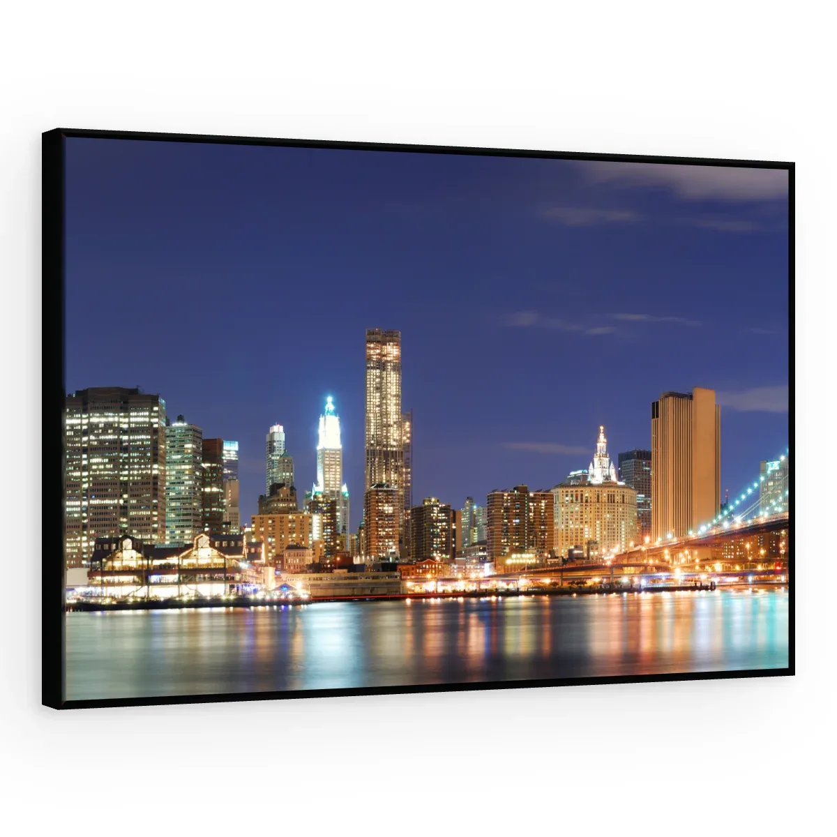 Quadro Decorativo Canvas Manhattan Panorâmica - CI0155