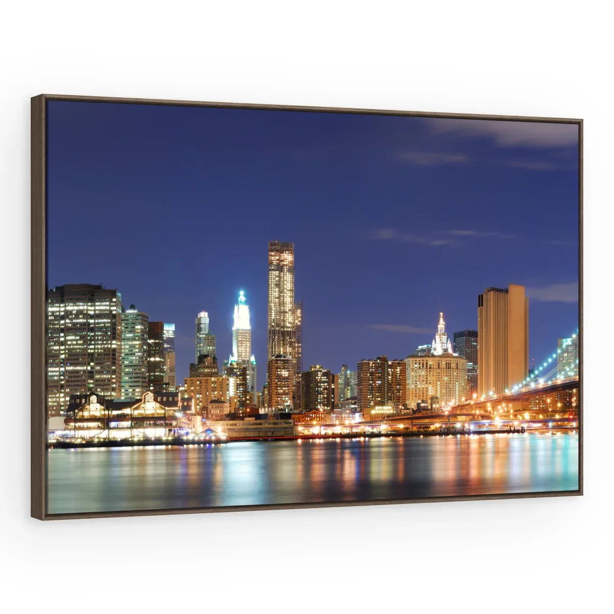 Quadro Decorativo Canvas Manhattan Panorâmica - CI0155