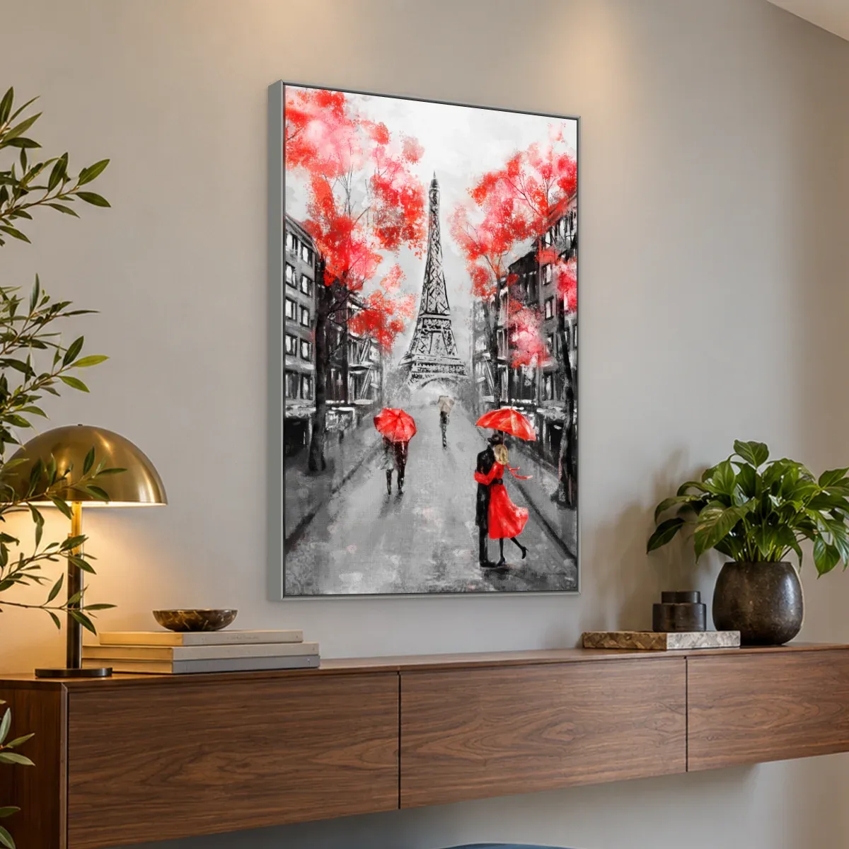 Quadro Decorativo Canvas Paris Romântica - CI0156