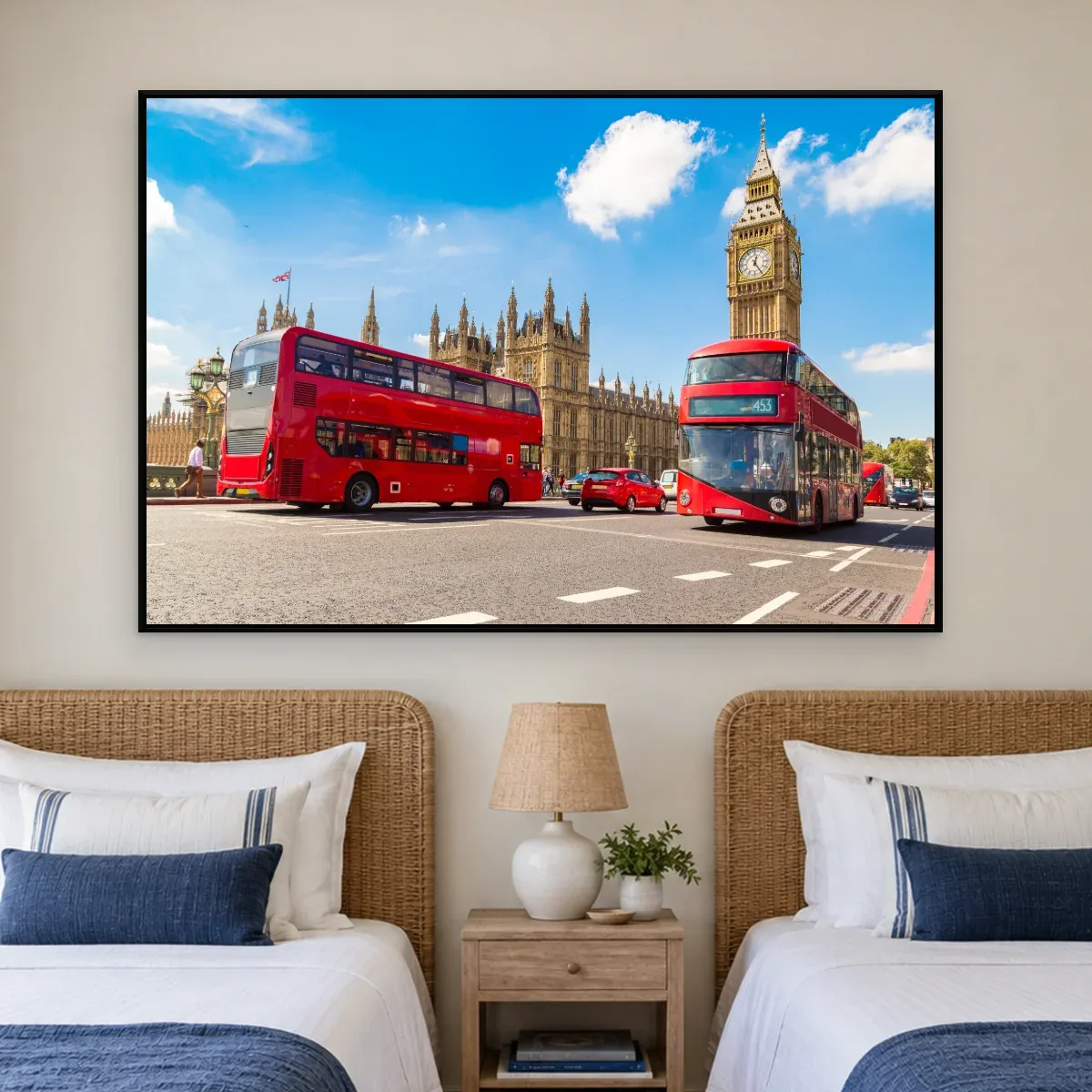 Quadro Decorativo Canvas Londres Vibrante - CI0159