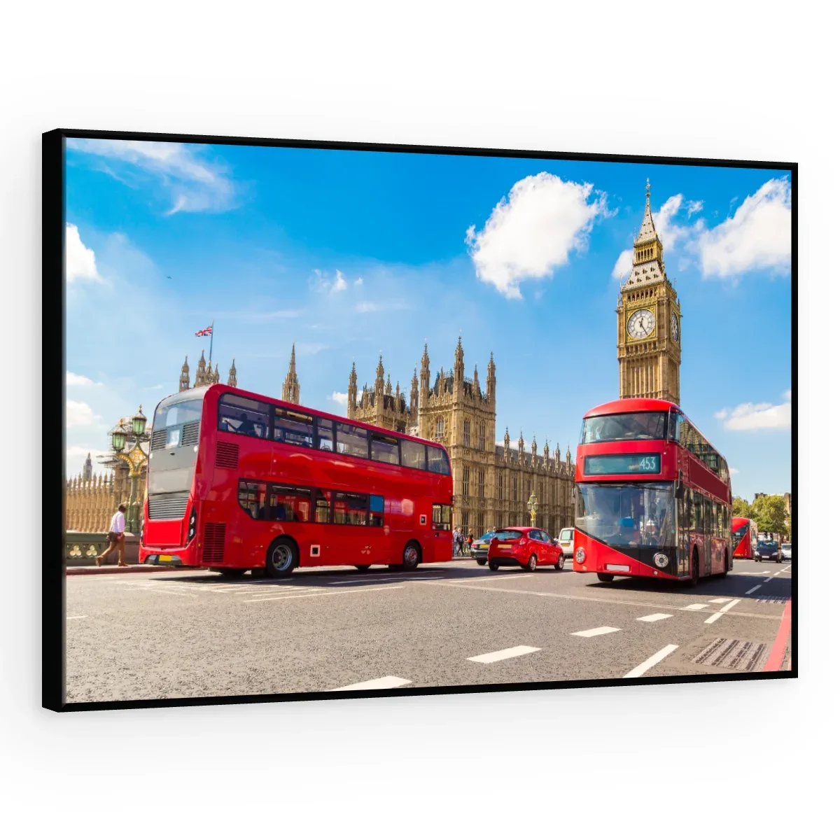 Quadro Decorativo Canvas Londres Vibrante - CI0159
